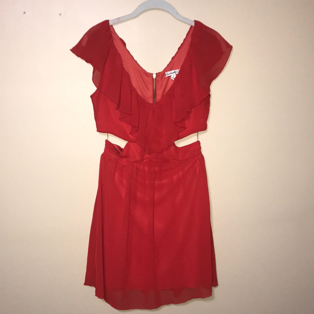 Side Cut-Out Cocktail Dress